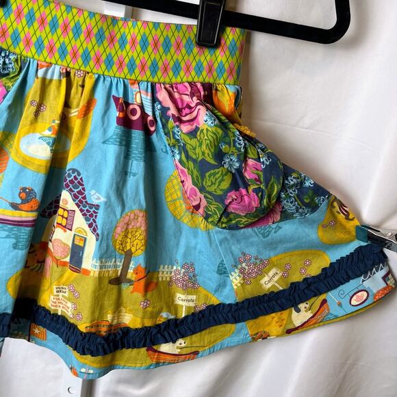 Matilda Jane Girls Skirt 6 Paint By Numbers Gallery Scenic Cottagecore Woodland - Picture 7 of 9